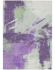 Addison Rugs Faerira Purple Washable Indoor-Outdoor Rug