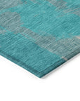 Addison Rugs Faerira Teal Washable Indoor-Outdoor Rug