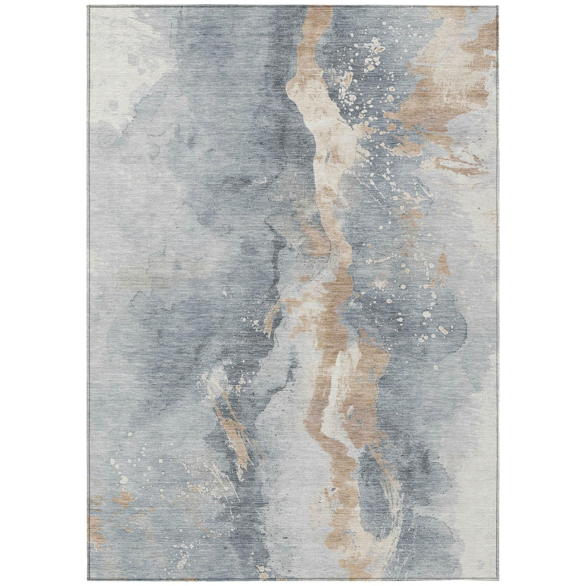 Addison Rugs Faerius Gray Washable Indoor-Outdoor Rug