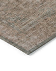 LOOMLAN Rugs Felissae Brown Washable Indoor-Outdoor Rug