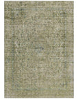 LOOMLAN Rugs Felissae Green Washable Indoor-Outdoor Rug