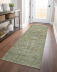 LOOMLAN Rugs Felissae Green Washable Indoor-Outdoor Rug