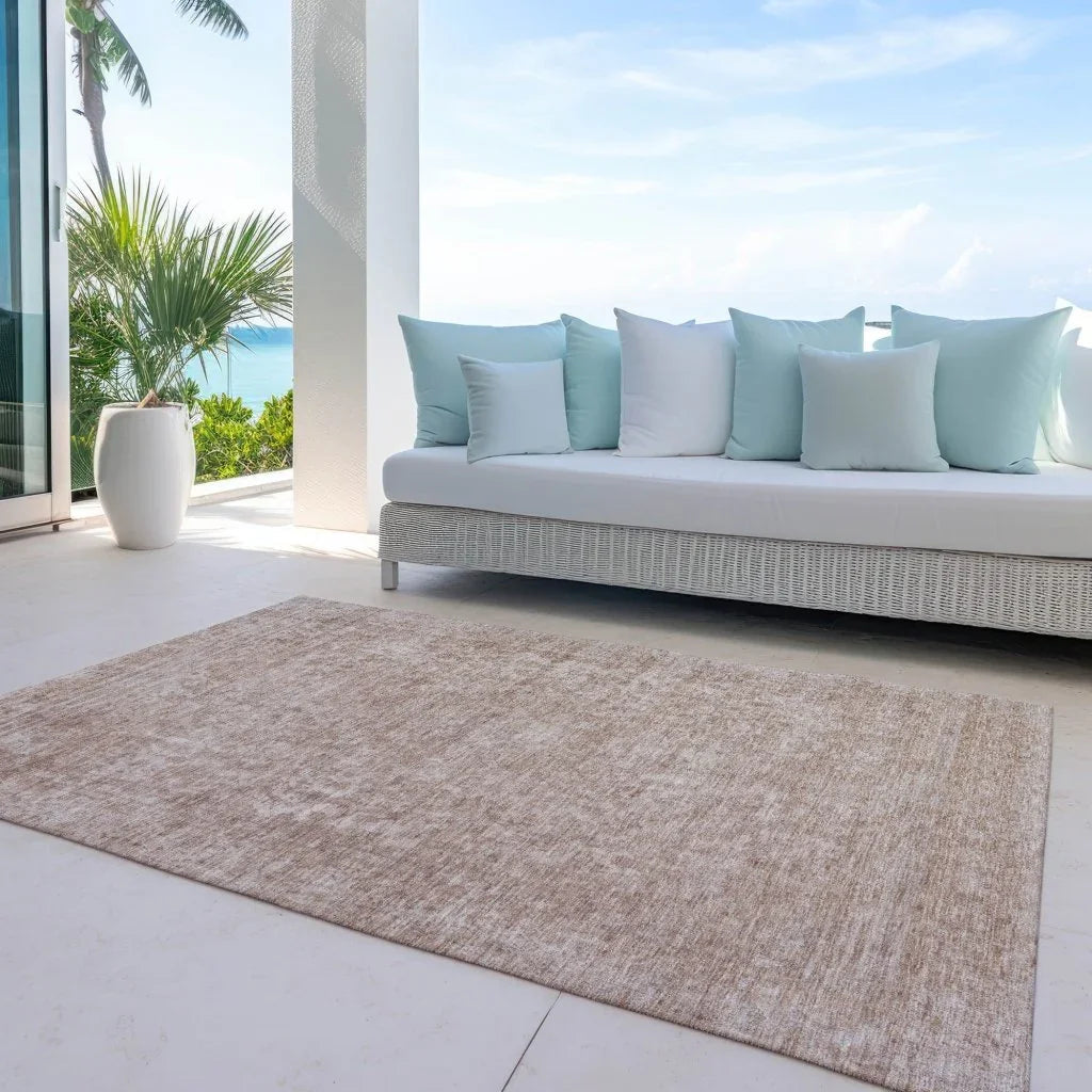 LOOMLAN Rugs Felissae Orange Washable Indoor-Outdoor Rug