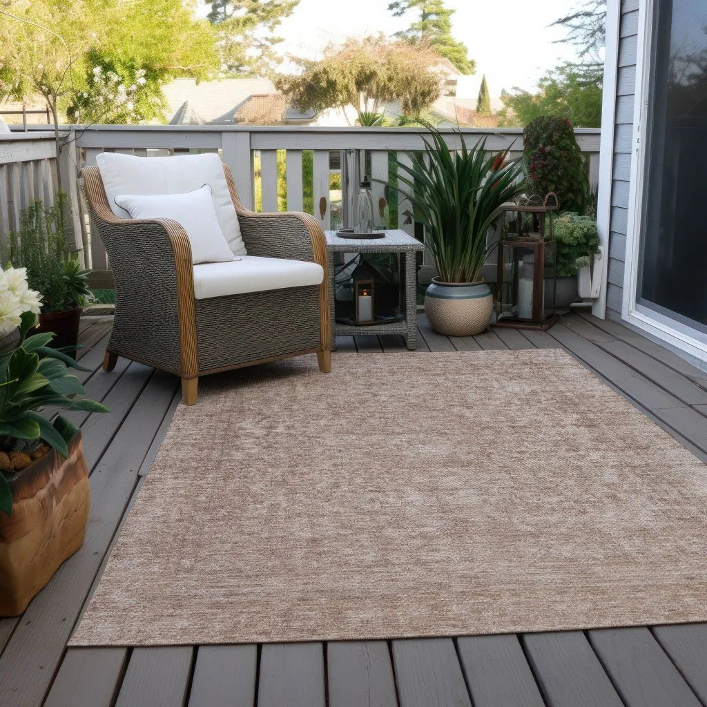 LOOMLAN Rugs Felissae Orange Washable Indoor-Outdoor Rug