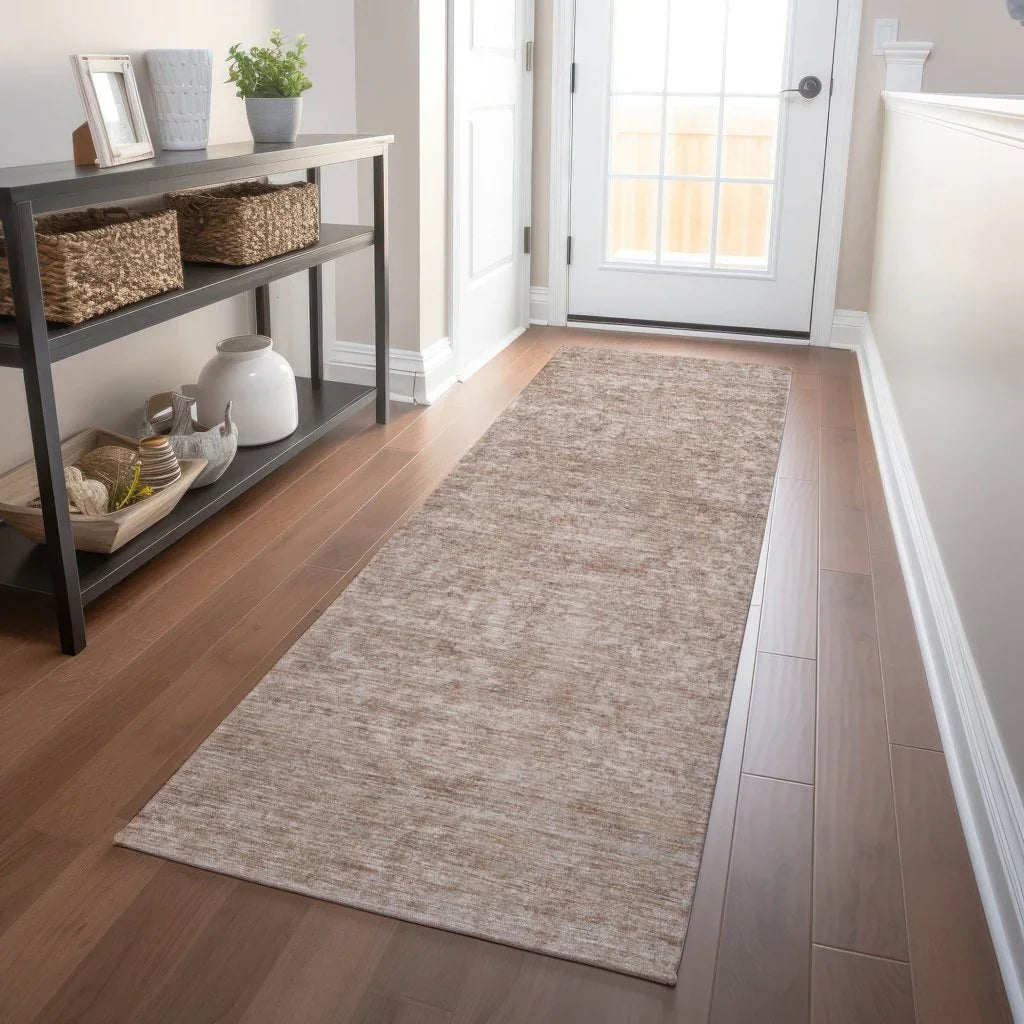 LOOMLAN Rugs Felissae Orange Washable Indoor-Outdoor Rug