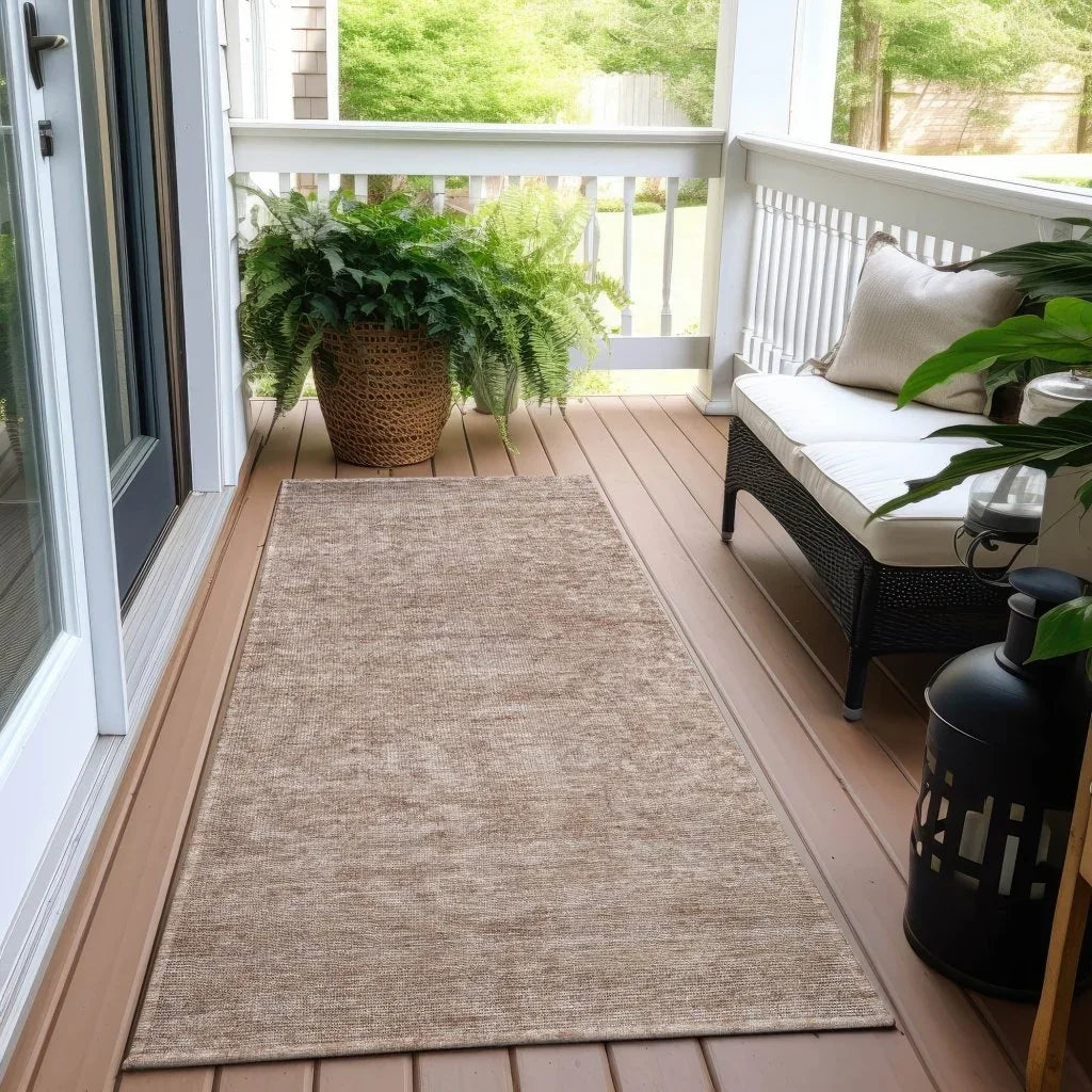 LOOMLAN Rugs Felissae Orange Washable Indoor-Outdoor Rug