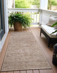 LOOMLAN Rugs Felissae Orange Washable Indoor-Outdoor Rug