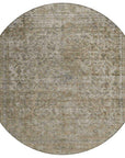 LOOMLAN Rugs Felissae Pewter Washable Indoor-Outdoor Rug
