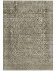 LOOMLAN Rugs Felissae Pewter Washable Indoor-Outdoor Rug
