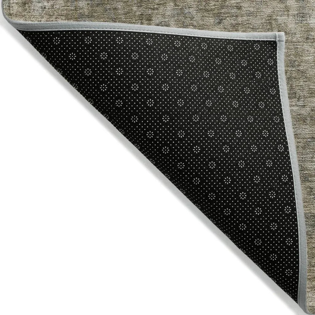 LOOMLAN Rugs Felissae Pewter Washable Indoor-Outdoor Rug