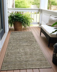 LOOMLAN Rugs Felissae Pewter Washable Indoor-Outdoor Rug