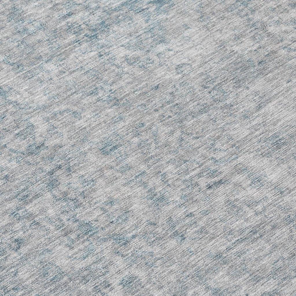 LOOMLAN Rugs Felissae Silver Washable Indoor-Outdoor Rug