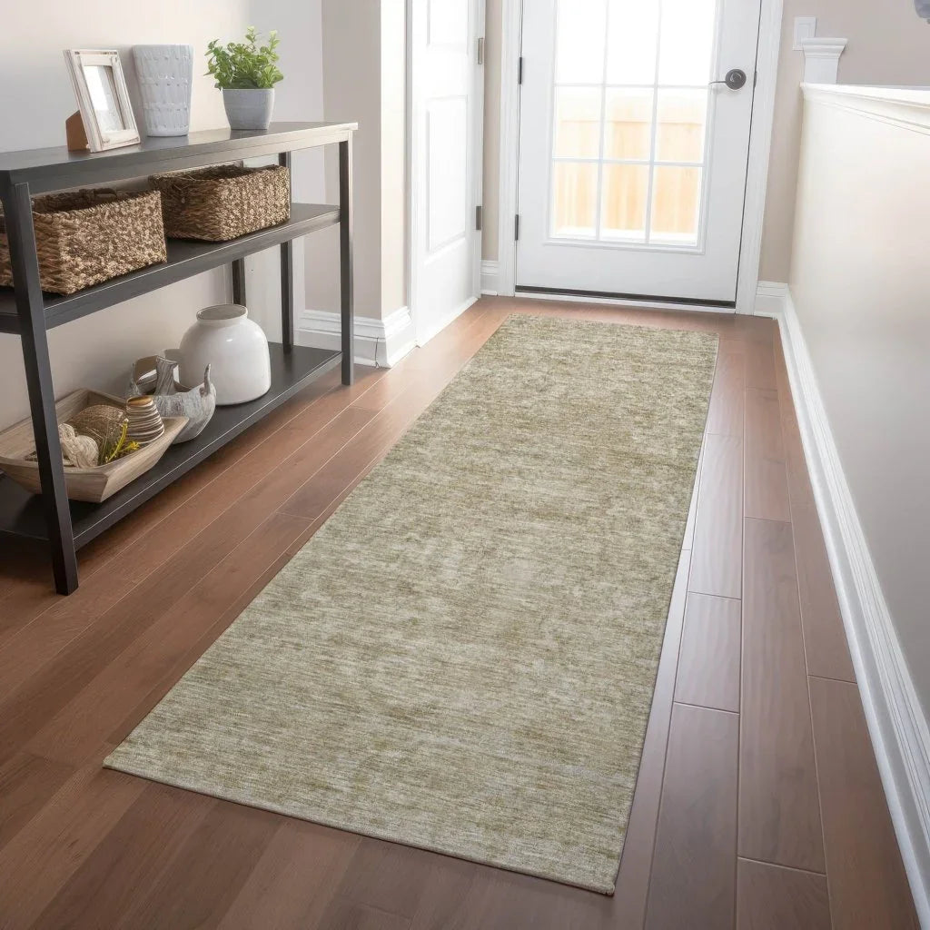 LOOMLAN Rugs Felissae Tan Washable Indoor-Outdoor Rug