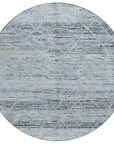 LOOMLAN Rugs Flamara Blue Washable Indoor-Outdoor Rug
