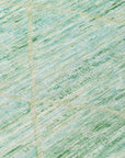 LOOMLAN Rugs Flamara Green Washable Indoor-Outdoor Rug