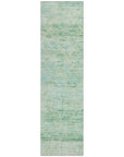 LOOMLAN Rugs Flamara Green Washable Indoor-Outdoor Rug