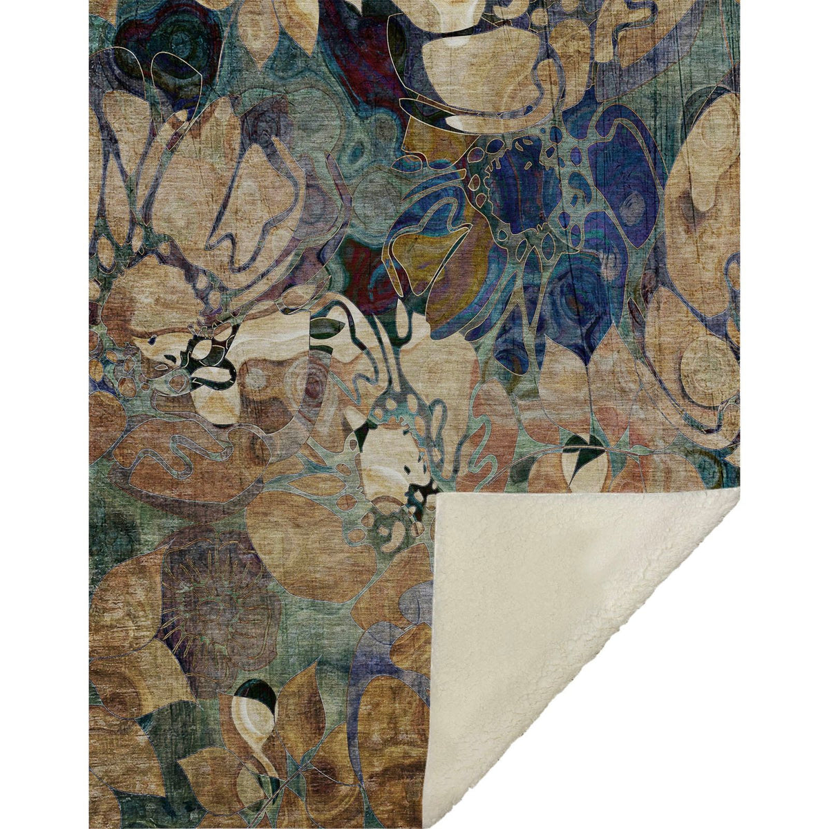 Addison Rugs Floral Beige Washable Indoor-Outdoor Rug