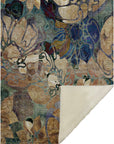 Addison Rugs Floral Beige Washable Indoor-Outdoor Rug