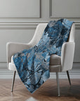 Addison Rugs Floral Blue Washable Indoor-Outdoor Rug