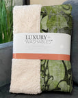 Addison Rugs Floral Green Washable Indoor-Outdoor Rug