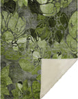 Addison Rugs Floral Green Washable Indoor-Outdoor Rug