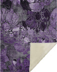 Addison Rugs Floral Purple Washable Indoor-Outdoor Rug