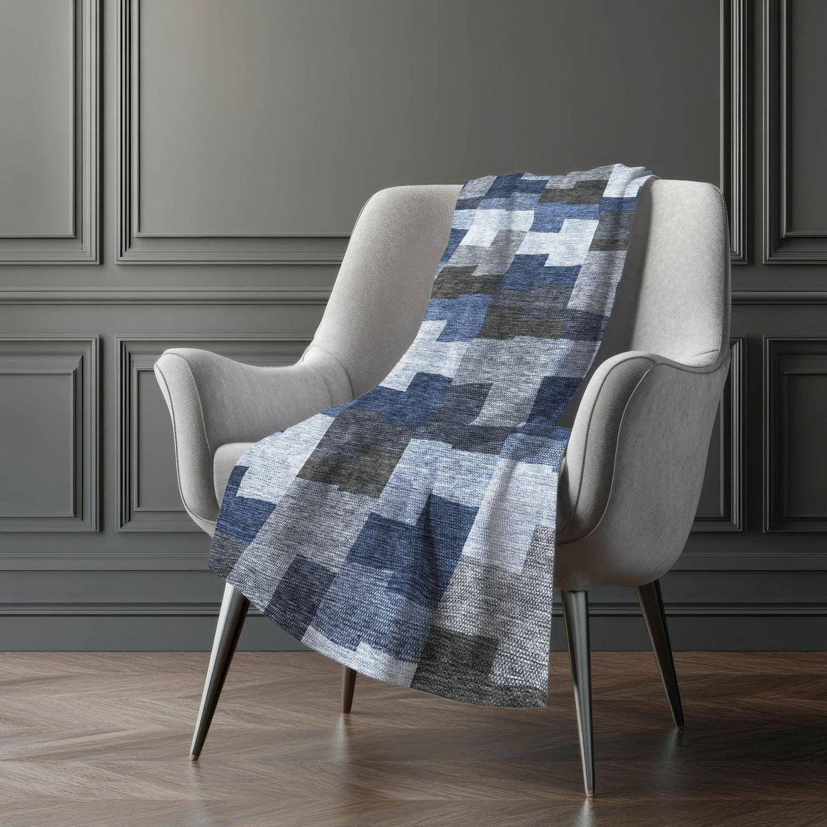 Addison Rugs Flowing Harmony Blue Washable Indoor-Outdoor Rug