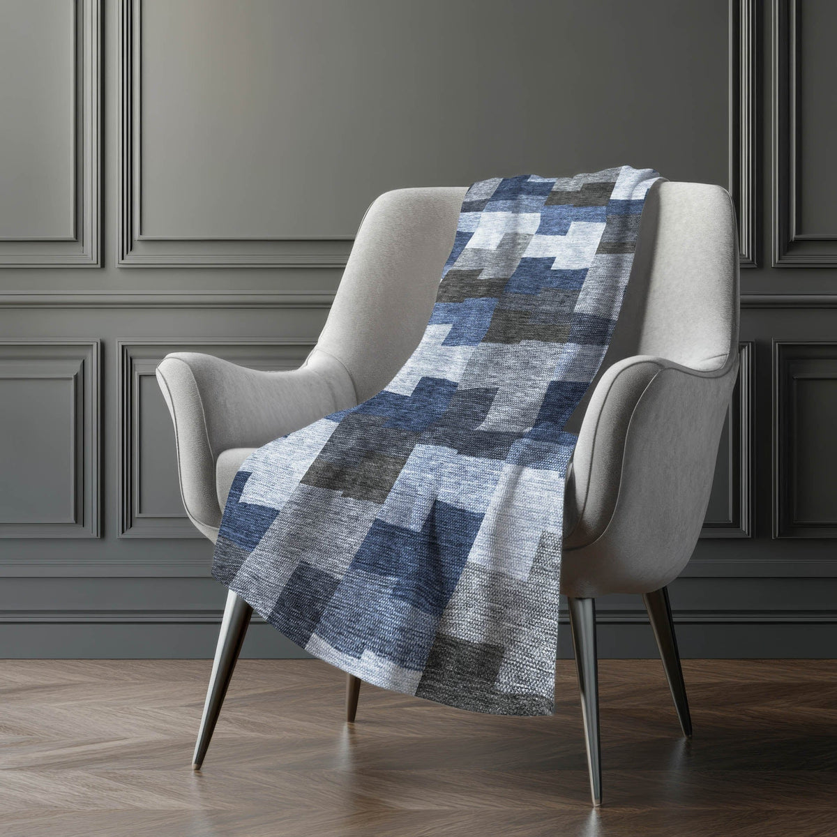 Addison Rugs Flowing Harmony Blue Washable Indoor-Outdoor Rug