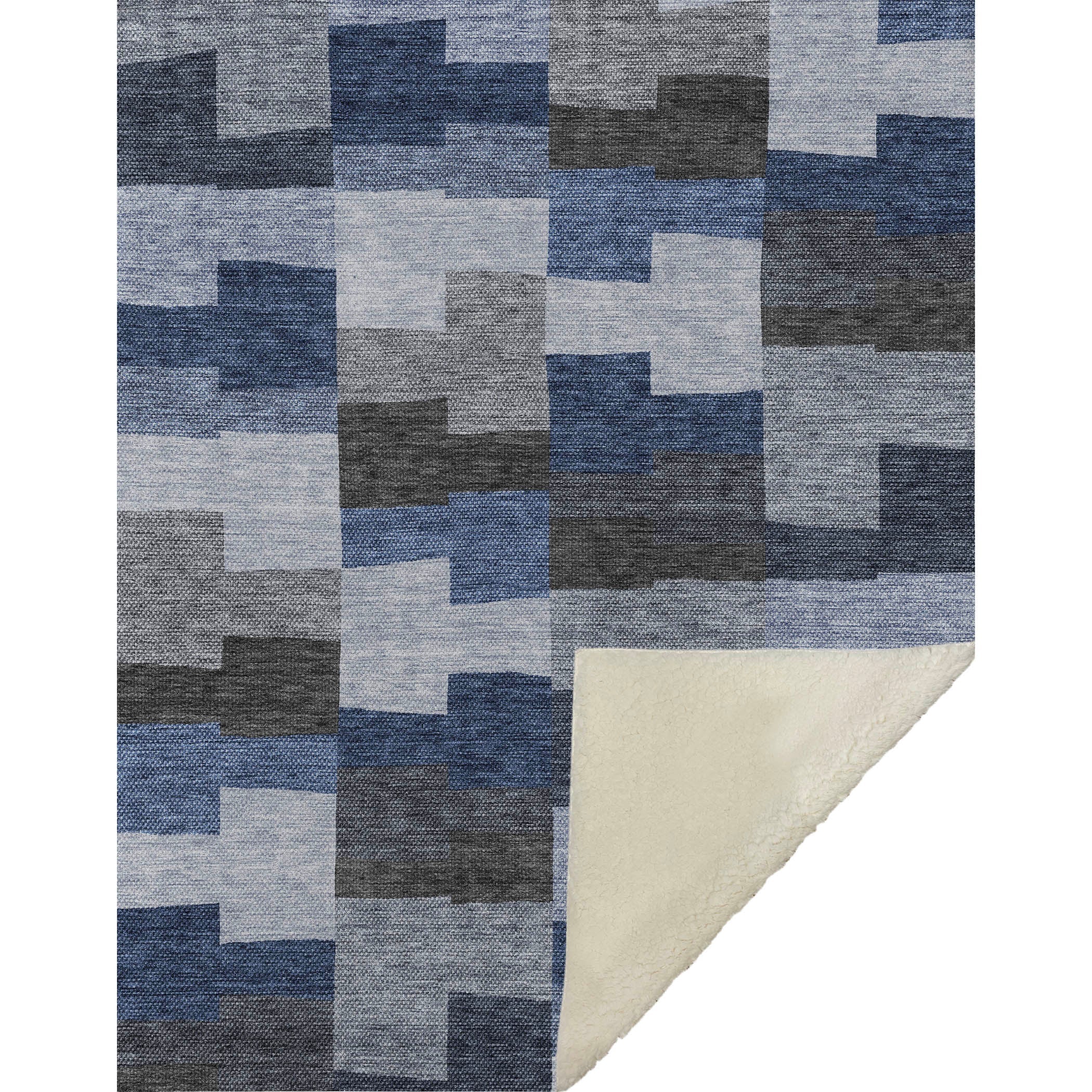 Addison Rugs Flowing Harmony Blue Washable Indoor-Outdoor Rug