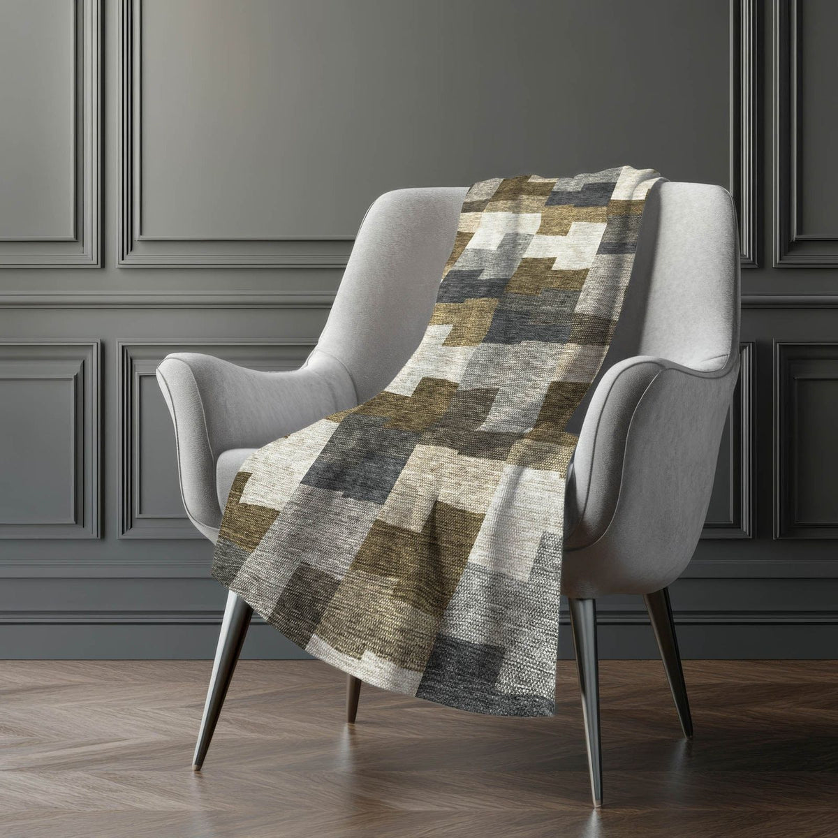 Addison Rugs Flowing Harmony Brown Washable Indoor-Outdoor Rug