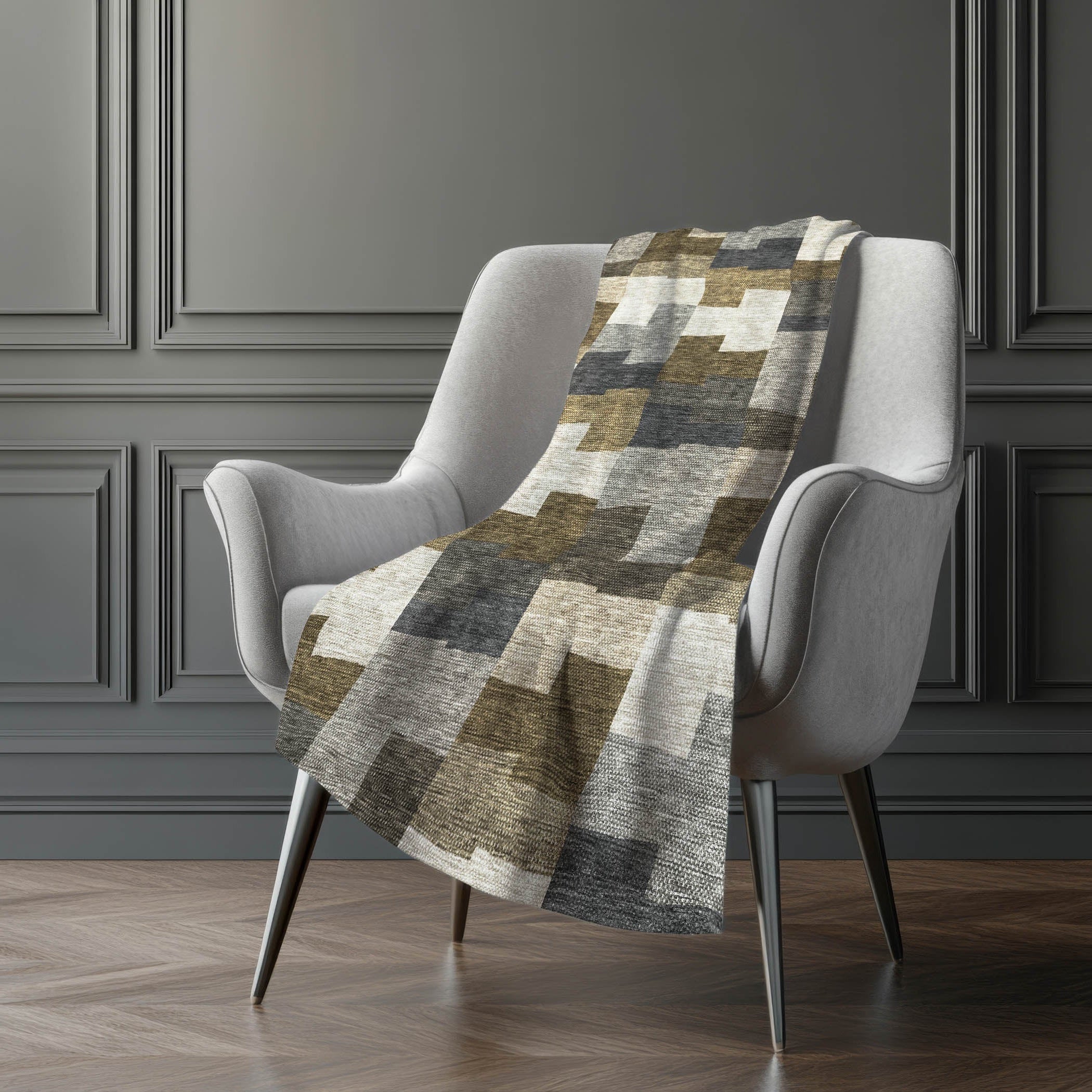 Addison Rugs Flowing Harmony Brown Washable Indoor-Outdoor Rug