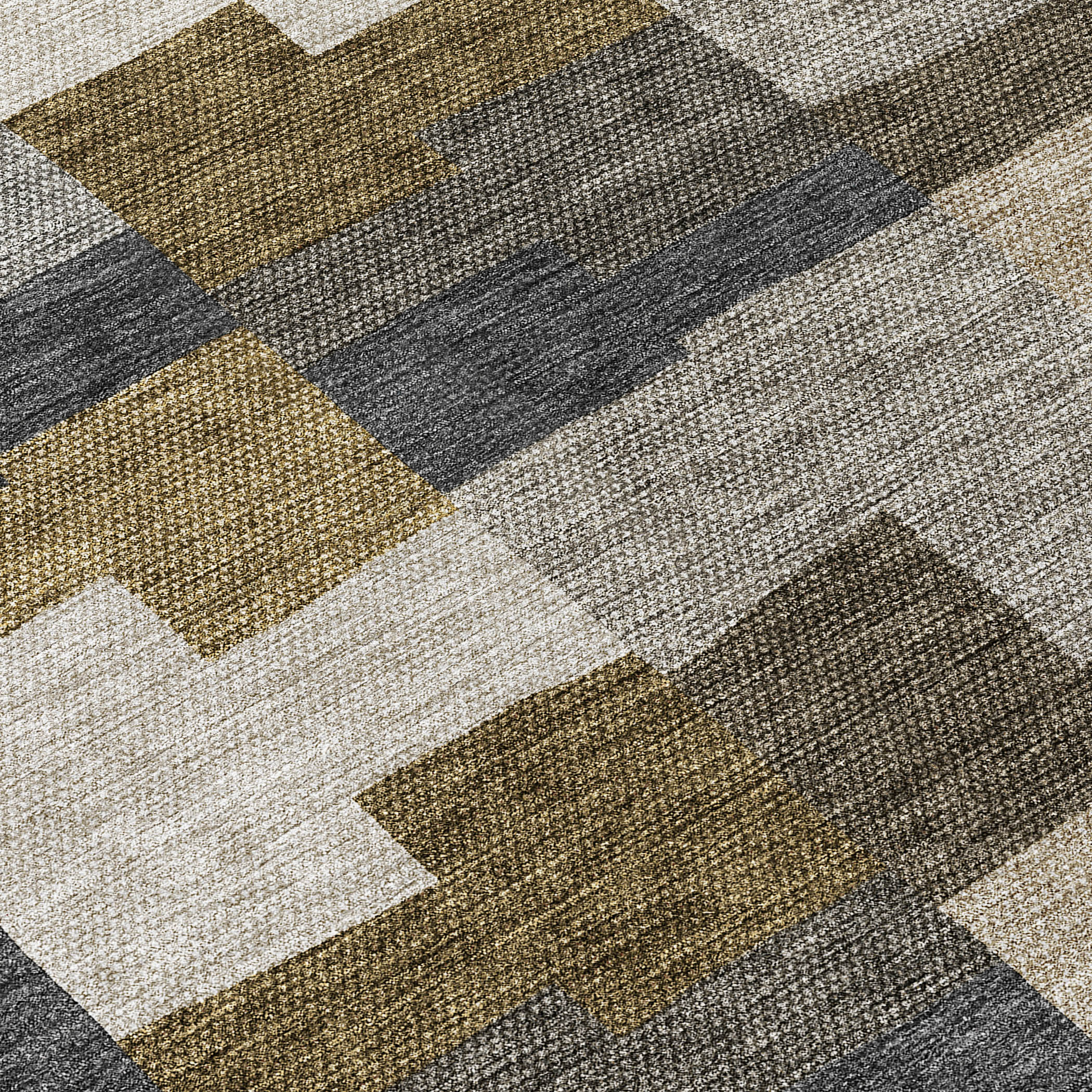 Addison Rugs Flowing Harmony Brown Washable Indoor-Outdoor Rug