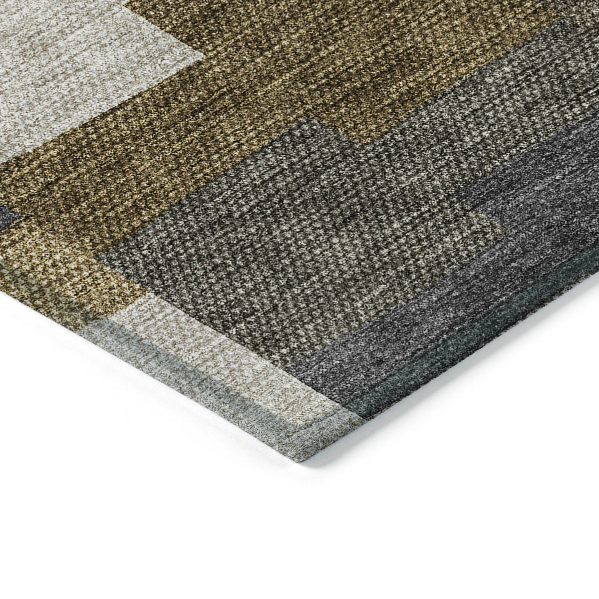 Addison Rugs Flowing Harmony Brown Washable Indoor-Outdoor Rug