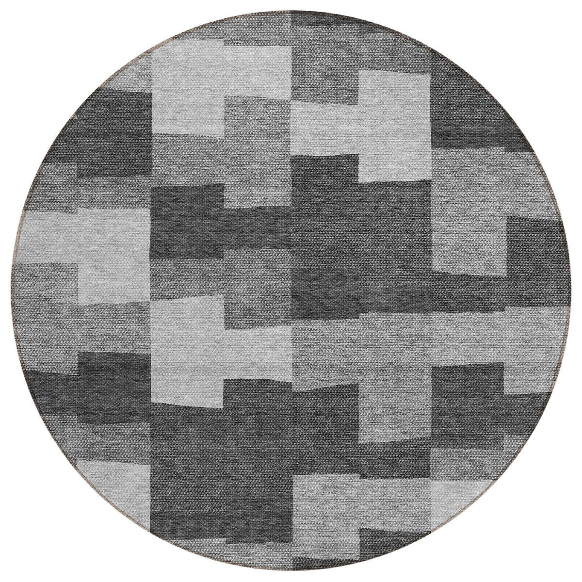Addison Rugs Flowing Harmony Grey Washable Indoor-Outdoor Rug