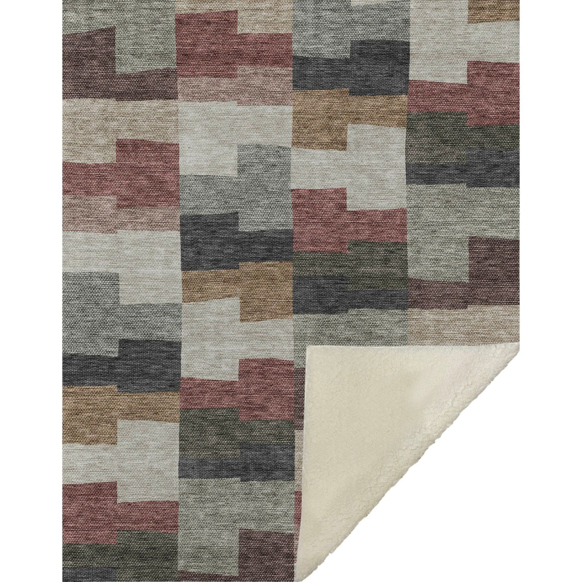 Addison Rugs Flowing Harmony Paprika Washable Indoor-Outdoor Rug