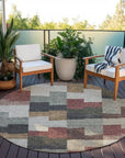 Addison Rugs Flowing Harmony Paprika Washable Indoor-Outdoor Rug