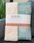 Addison Rugs Flowing Harmony Teal Washable Indoor-Outdoor Rug