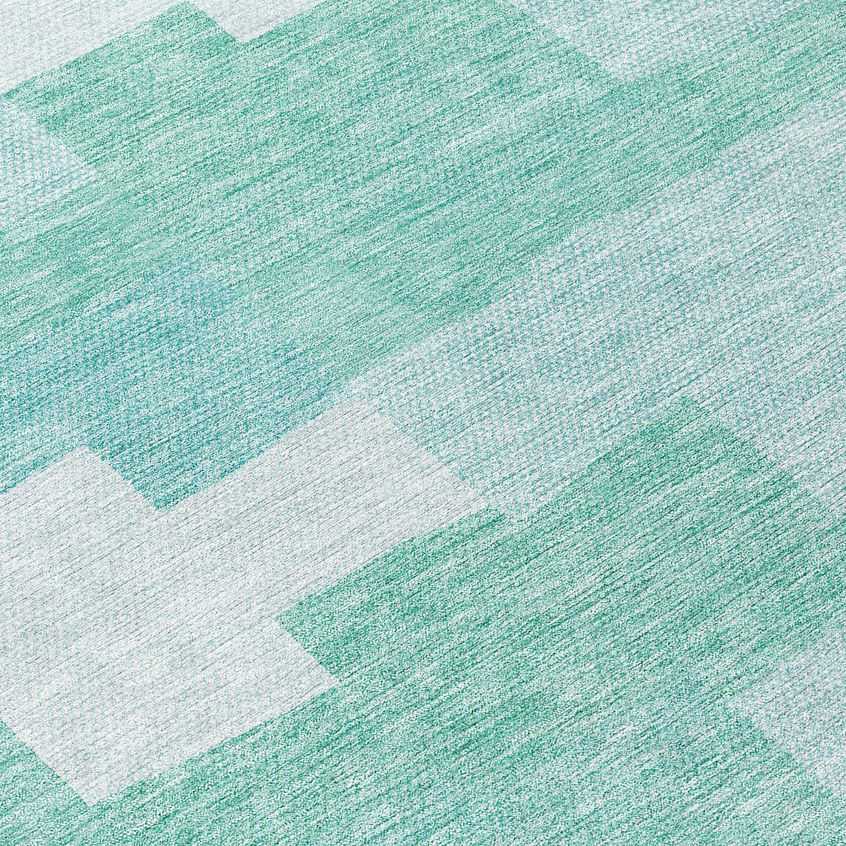 Addison Rugs Flowing Harmony Teal Washable Indoor-Outdoor Rug