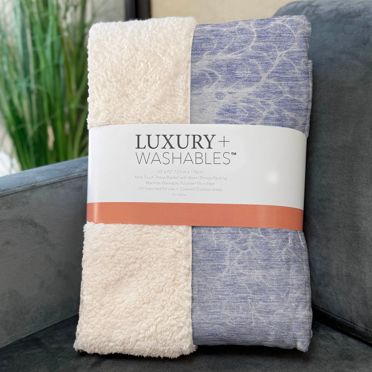 Addison Rugs Fluid Drift Lavender Washable Indoor-Outdoor Rug