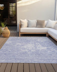 Addison Rugs Fluid Drift Lavender Washable Indoor-Outdoor Rug
