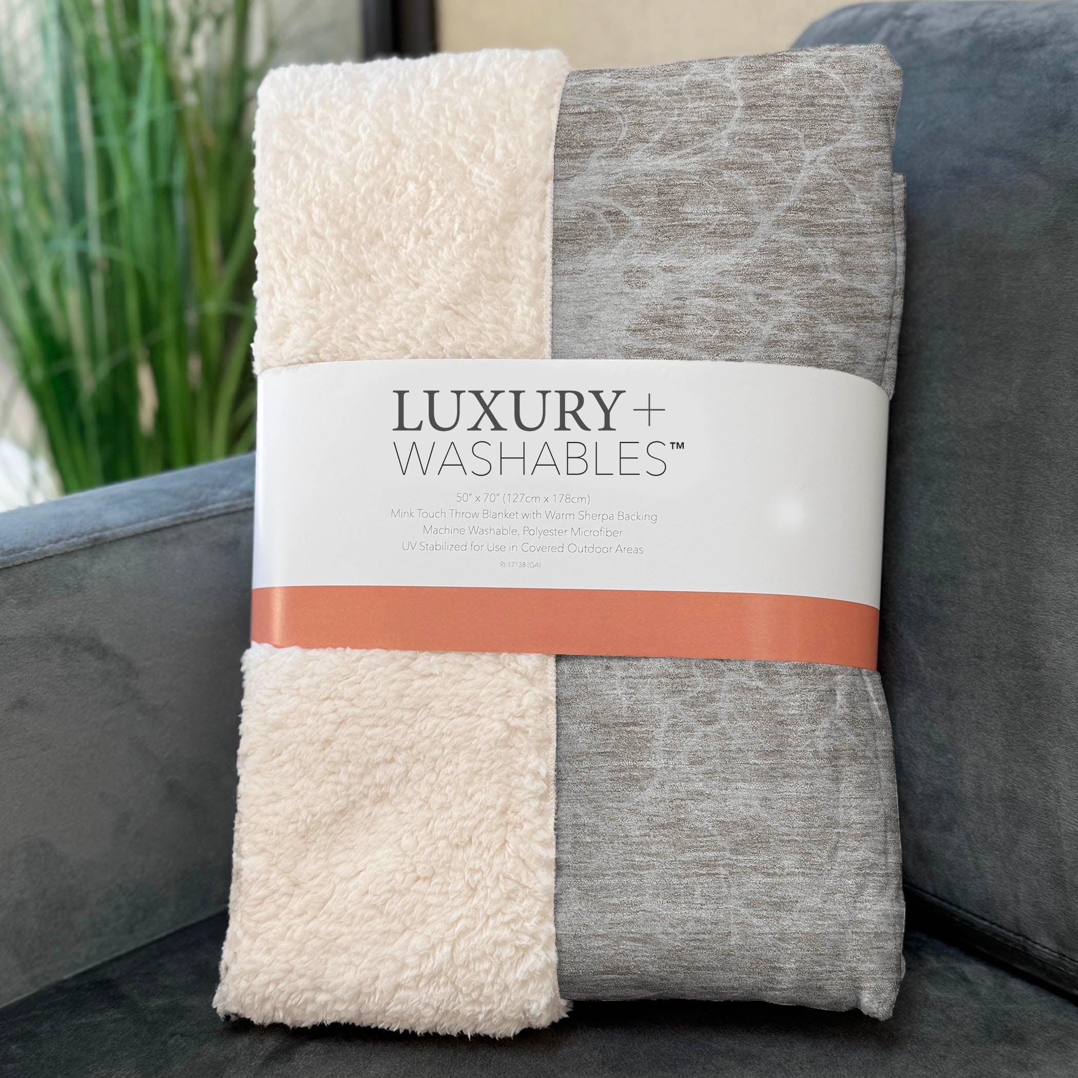 Addison Rugs Fluid Drift Taupe Washable Indoor-Outdoor Rug