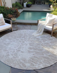 Addison Rugs Fluid Drift Taupe Washable Indoor-Outdoor Rug