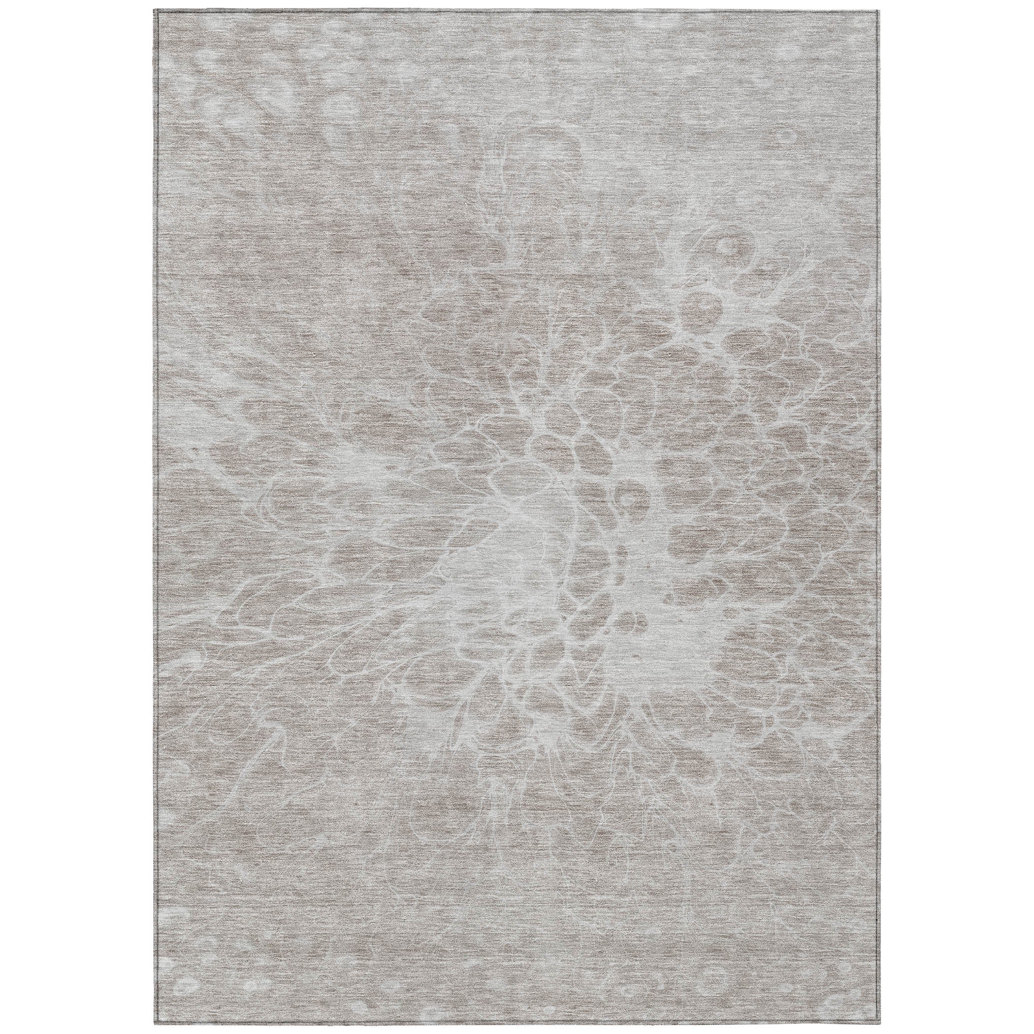 Addison Rugs Fluid Drift Taupe Washable Indoor-Outdoor Rug