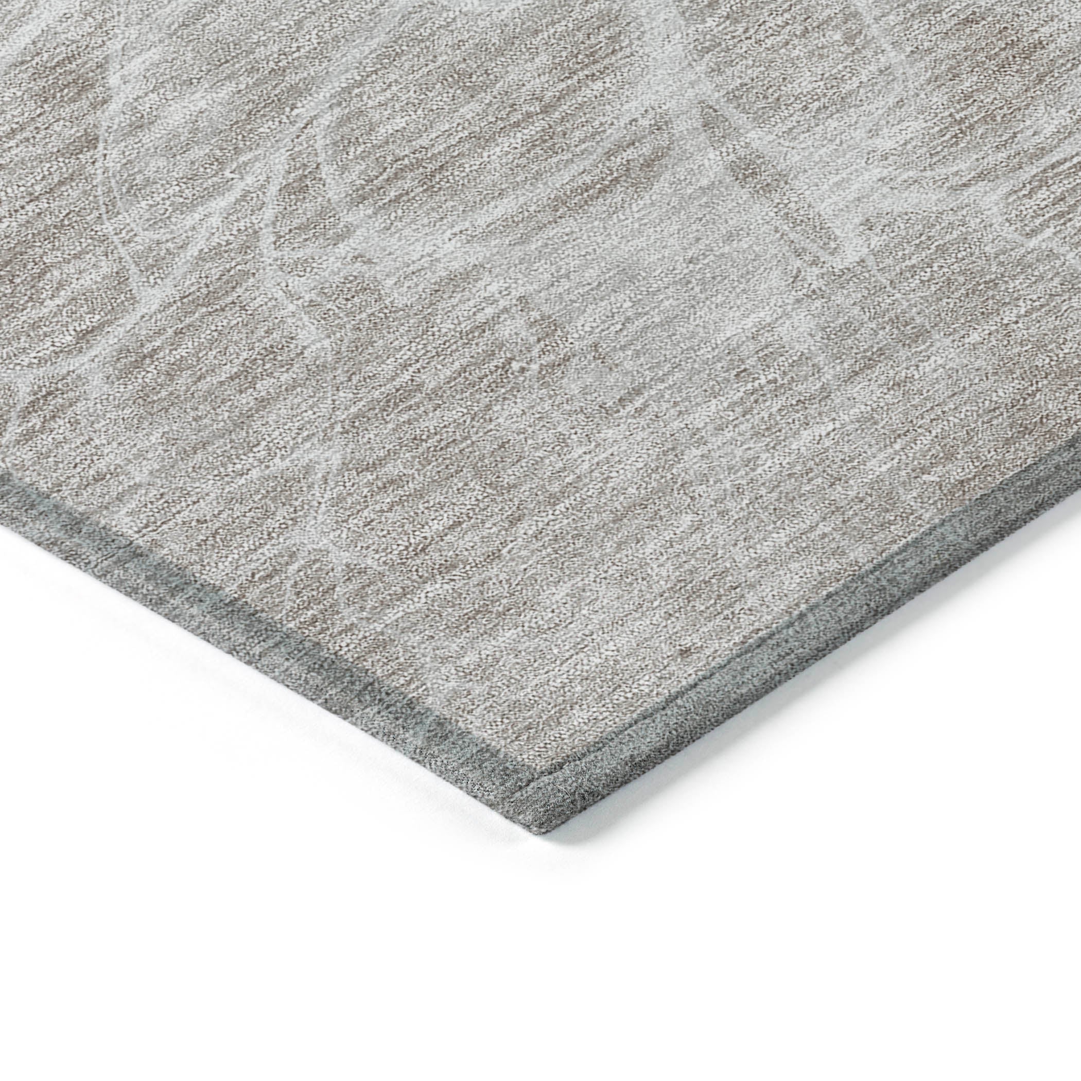 Addison Rugs Fluid Drift Taupe Washable Indoor-Outdoor Rug