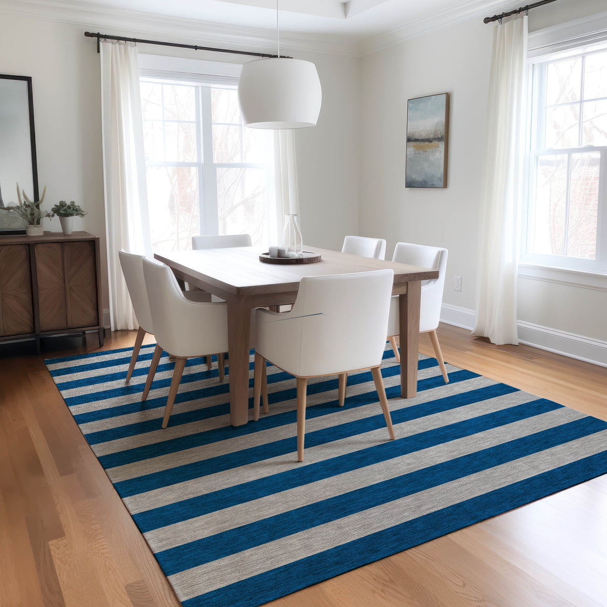 Addison Rugs Fluid Mirage Blue Washable Indoor-Outdoor Rug