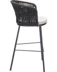 Freycinet Barstool Black-Outdoor Bar Stools-Zuo Modern-LOOMLAN
