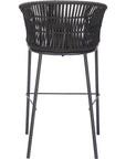Freycinet Barstool Black-Outdoor Bar Stools-Zuo Modern-LOOMLAN