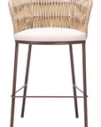 Freycinet Barstool Natural-Outdoor Bar Stools-Zuo Modern-LOOMLAN