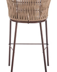 Freycinet Barstool Natural-Outdoor Bar Stools-Zuo Modern-LOOMLAN