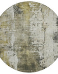 LOOMLAN Rugs Fyerra Gray Washable Indoor-Outdoor Rug